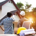 Team,Engineers,Are,Writing,Solar,Panel,For,Home,Construction,Designs